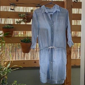 James Perse Stripped Button Dress